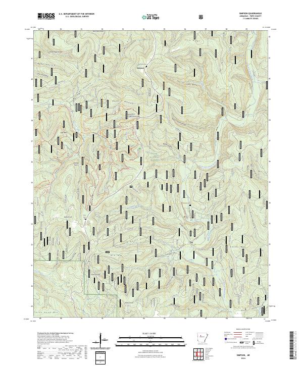 USGS Topographic Map – Simpson