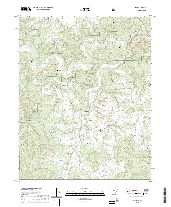 USGS Topographic Map – Snowball