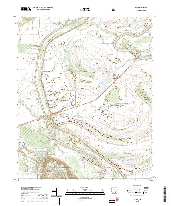 USGS Topographic Map – Soudan
