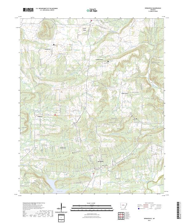 USGS Topographic Map – Springfield