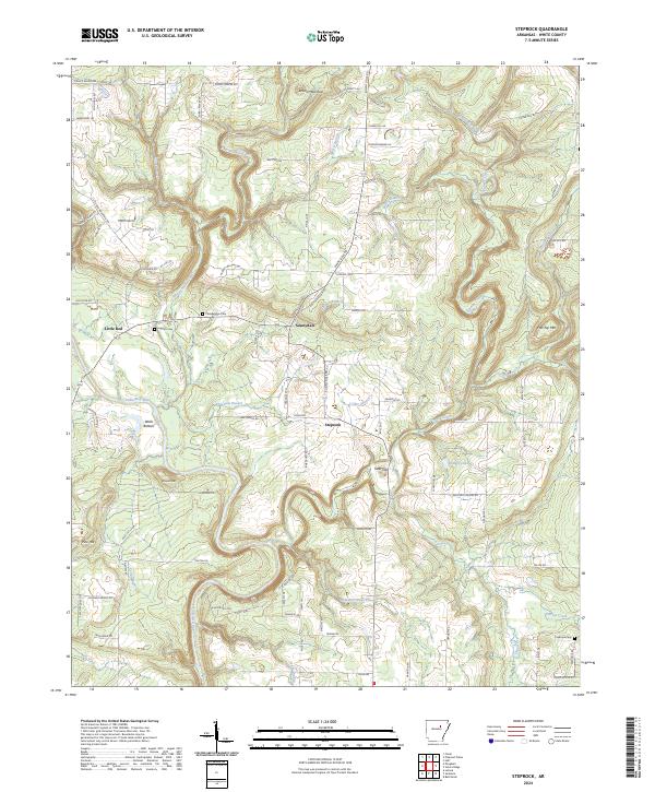 USGS Topographic Map – Steprock