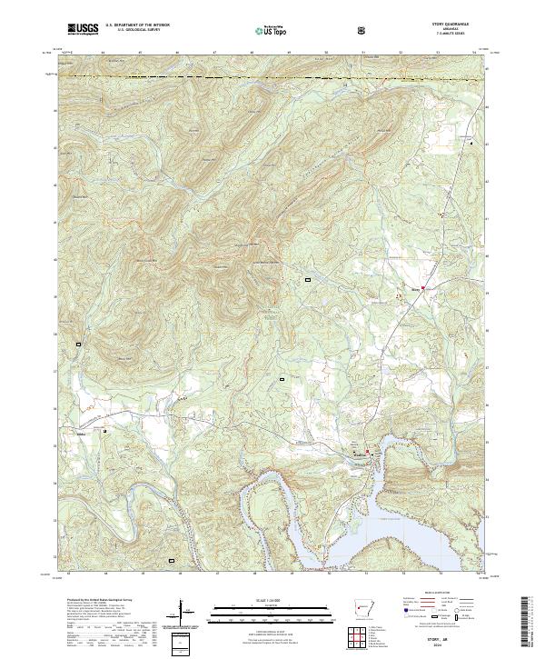 USGS Topographic Map – Story