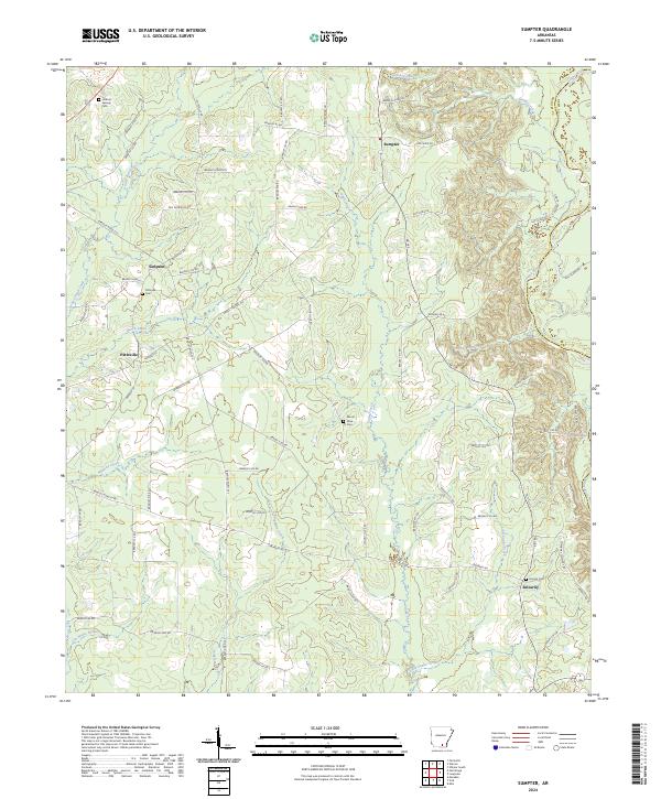 USGS Topographic Map – Sumpter