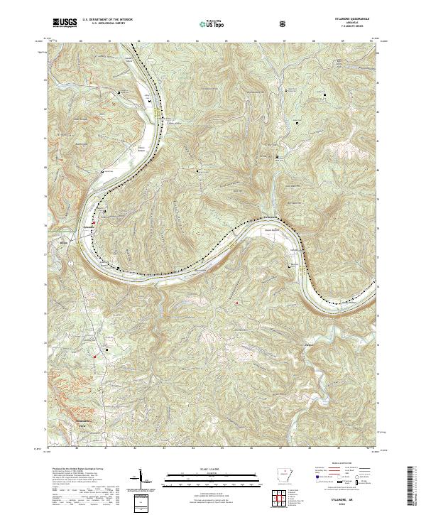 USGS Topographic Map – Sylamore