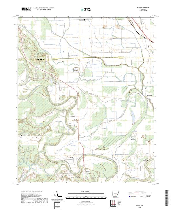 USGS Topographic Map – Tarry