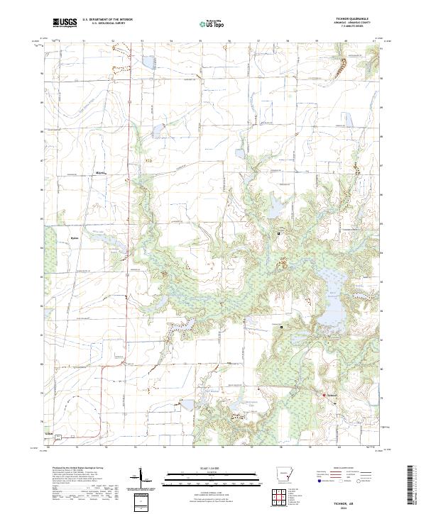 USGS Topographic Map – Tichnor