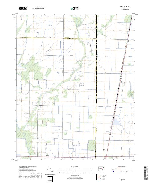 USGS Topographic Map – Tilton