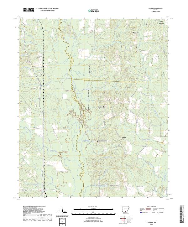 USGS Topographic Map – Tinsman