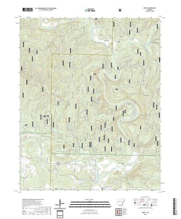 USGS Topographic Map – Treat