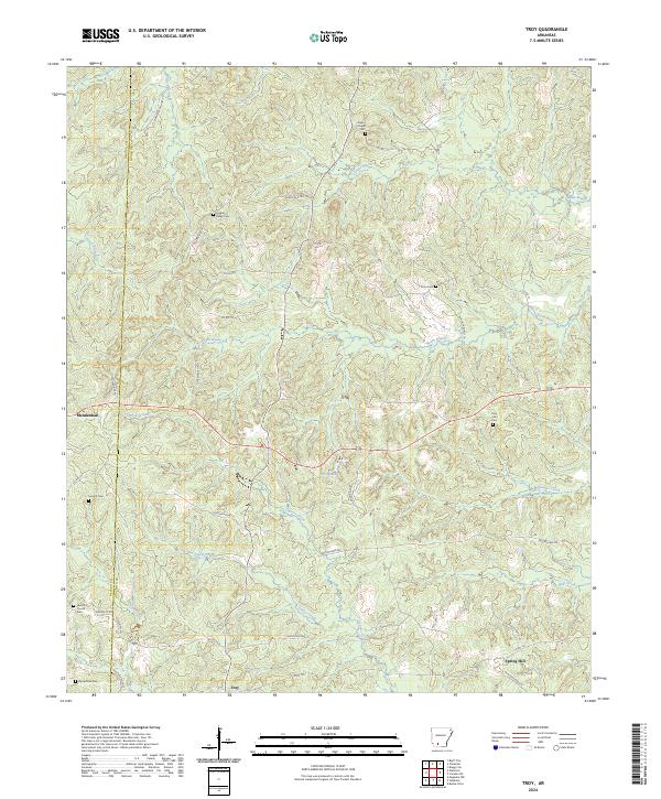 USGS Topographic Map – Troy