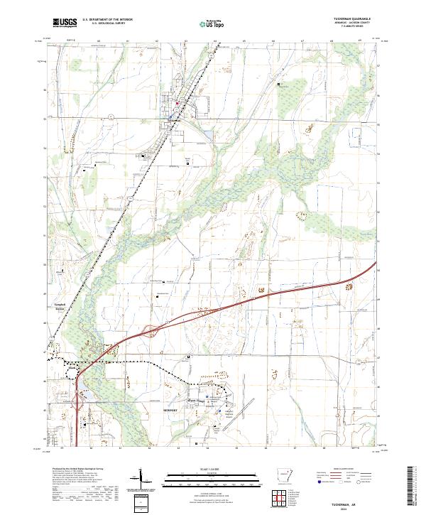 USGS Topographic Map – Tuckerman