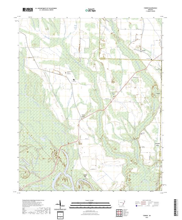 USGS Topographic Map – Turner