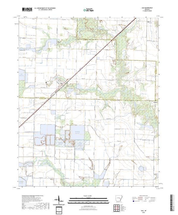 USGS Topographic Map – Ulm
