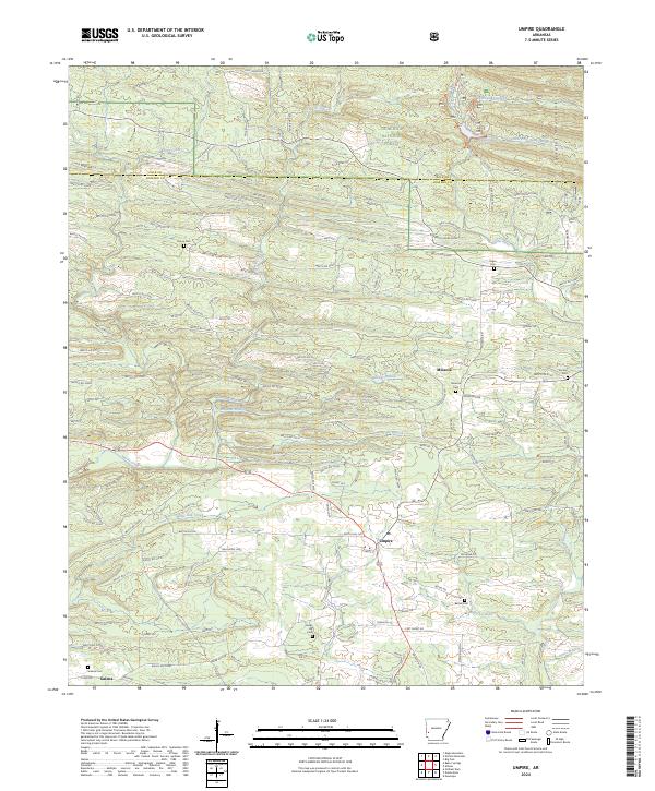 USGS Topographic Map – Umpire