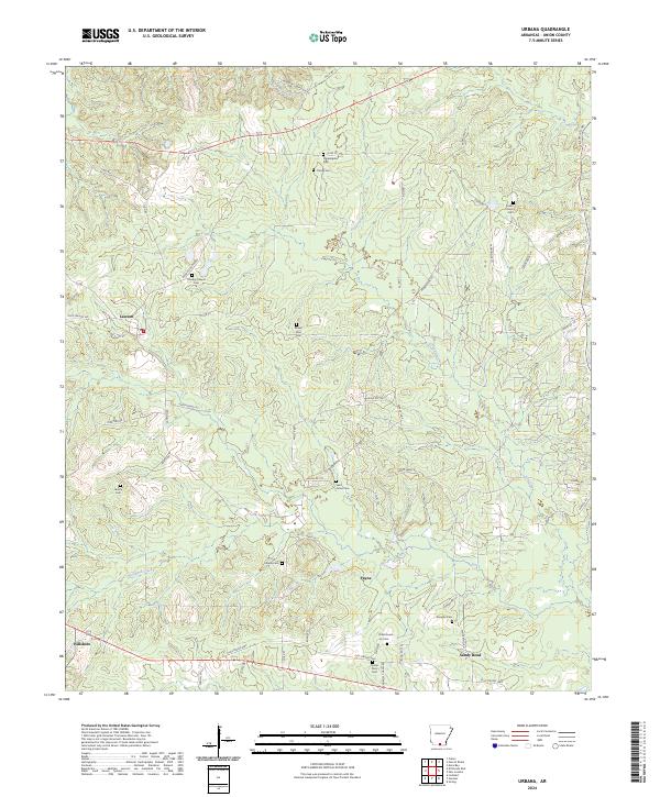 USGS Topographic Map – Urbana
