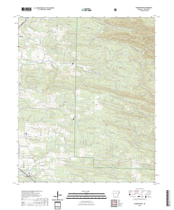 USGS Topographic Map – Vandervoort