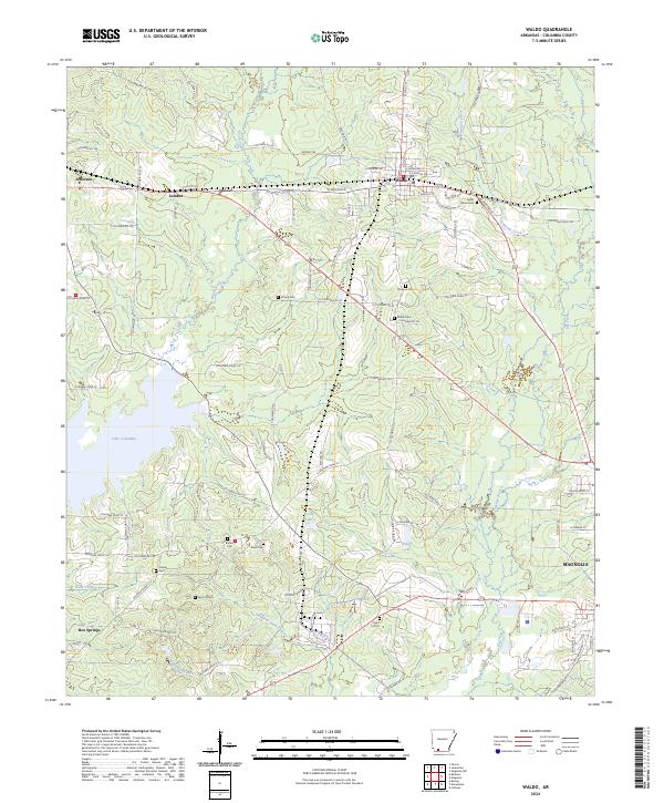 USGS Topographic Map – Waldo