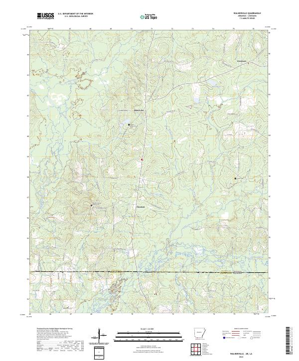USGS Topographic Map – Walkerville