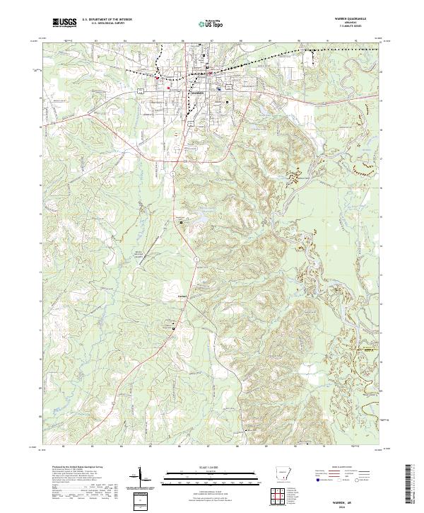 USGS Topographic Map – Warren
