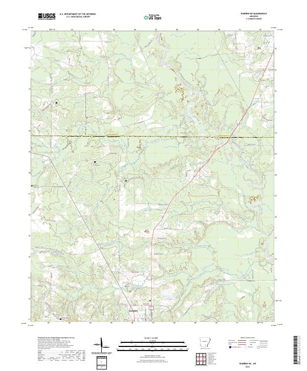 USGS Topographic Map – Warren NE
