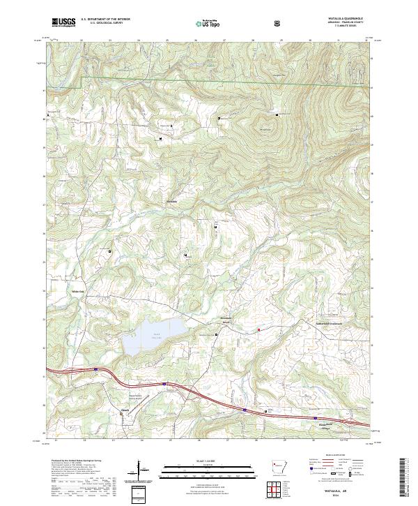 USGS Topographic Map – Watalula