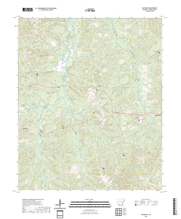 USGS Topographic Map – Waterloo