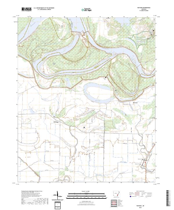 USGS Topographic Map – Watson
