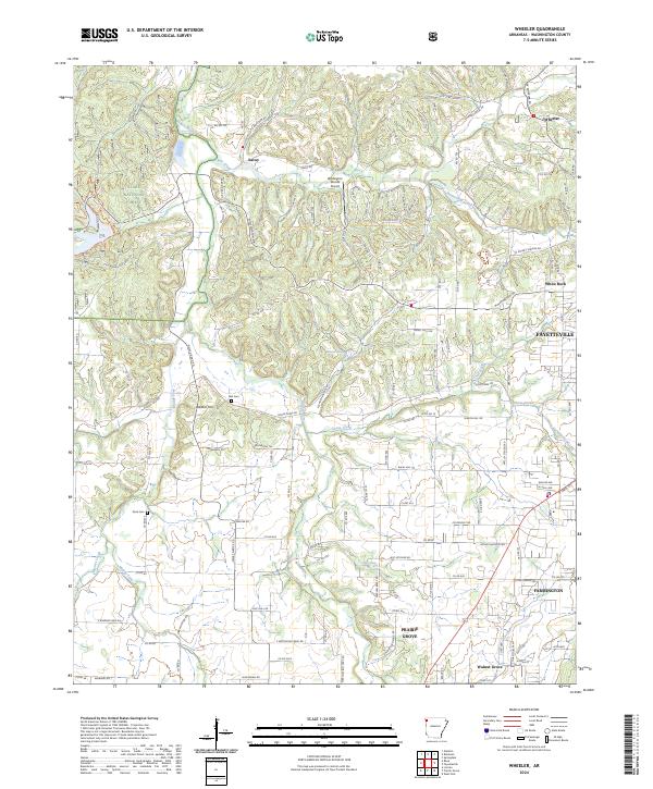 USGS Topographic Map – Wheeler