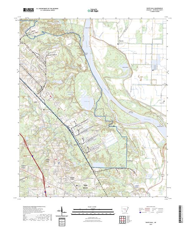 USGS Topographic Map – White Hall