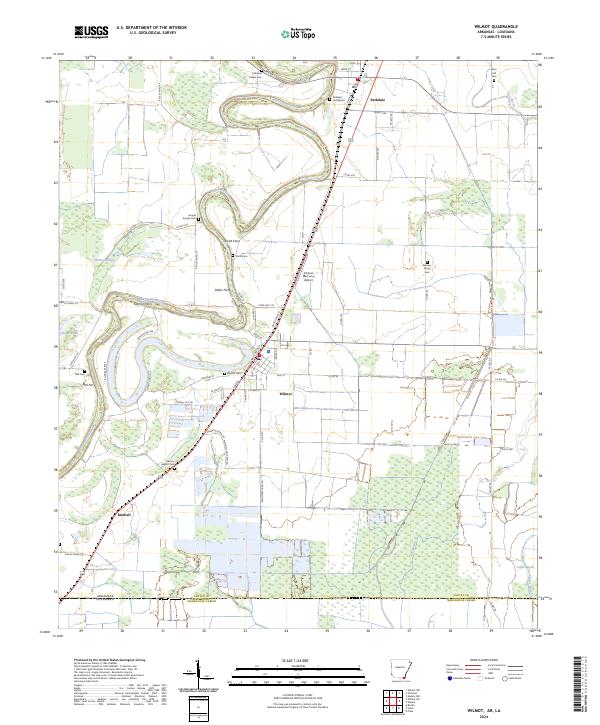 USGS Topographic Map – Wilmot