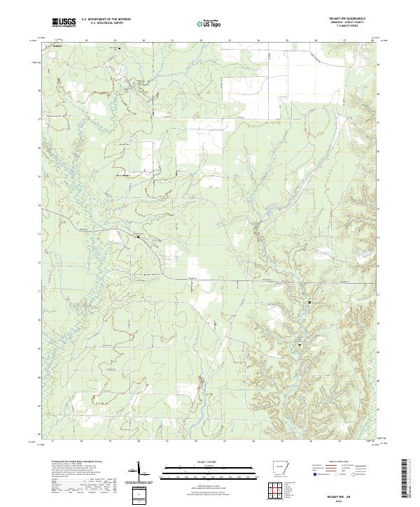 USGS Topographic Map – Wilmot NW