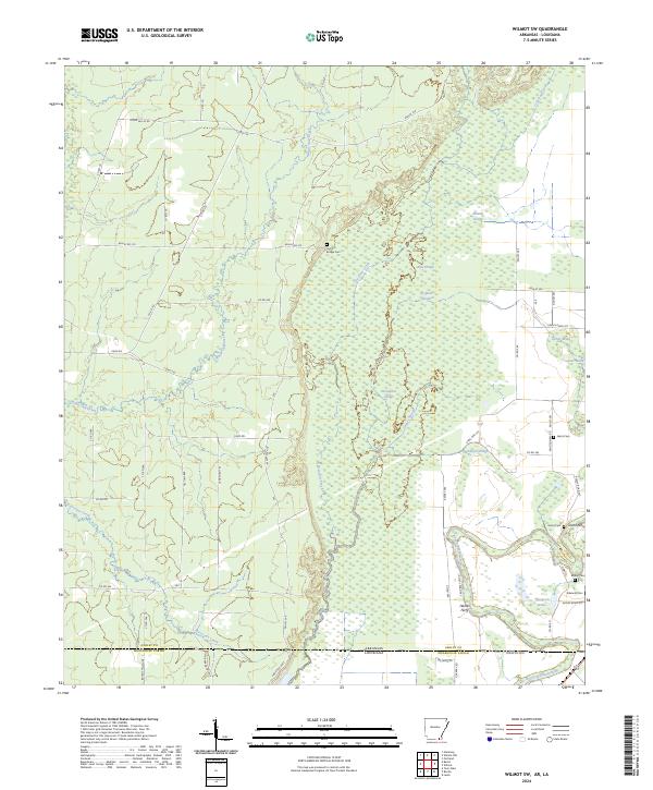 USGS Topographic Map – Wilmot SW