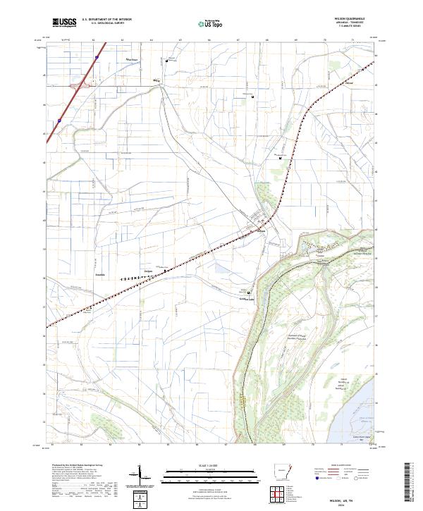 USGS Topographic Map – Wilson