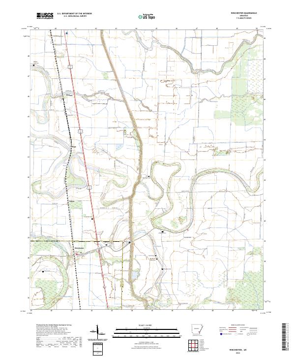USGS Topographic Map – Winchester