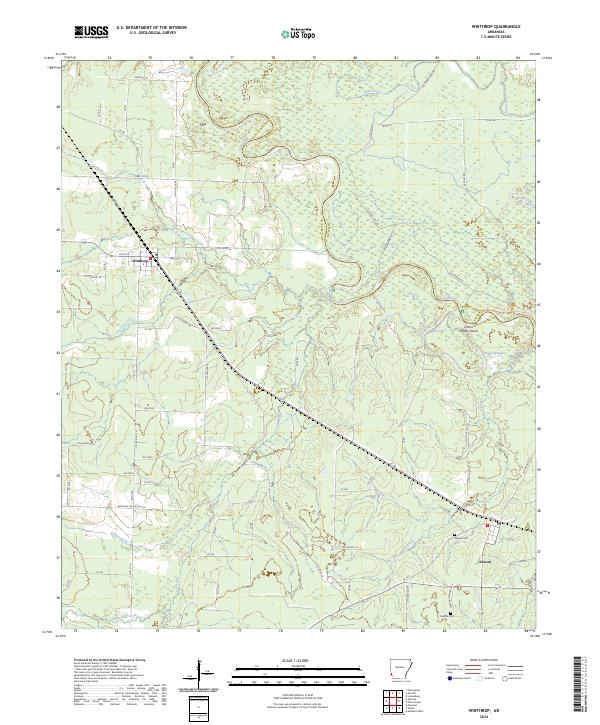 USGS Topographic Map – Winthrop