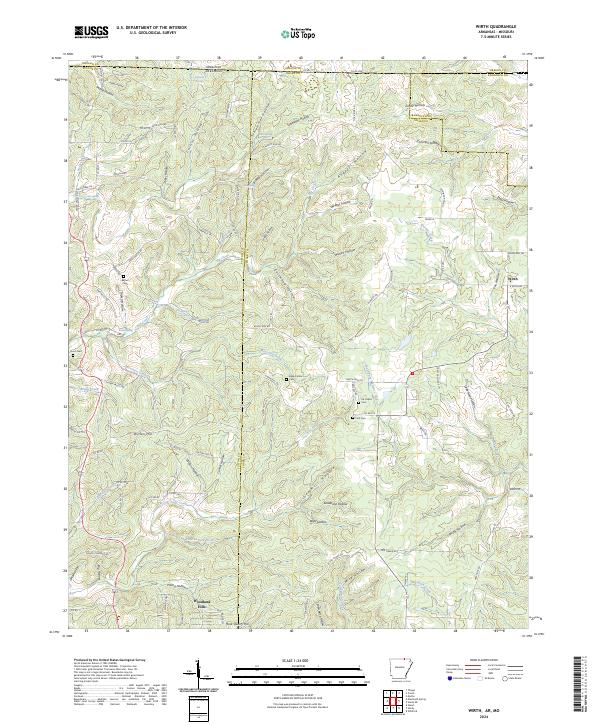 USGS Topographic Map – Wirth