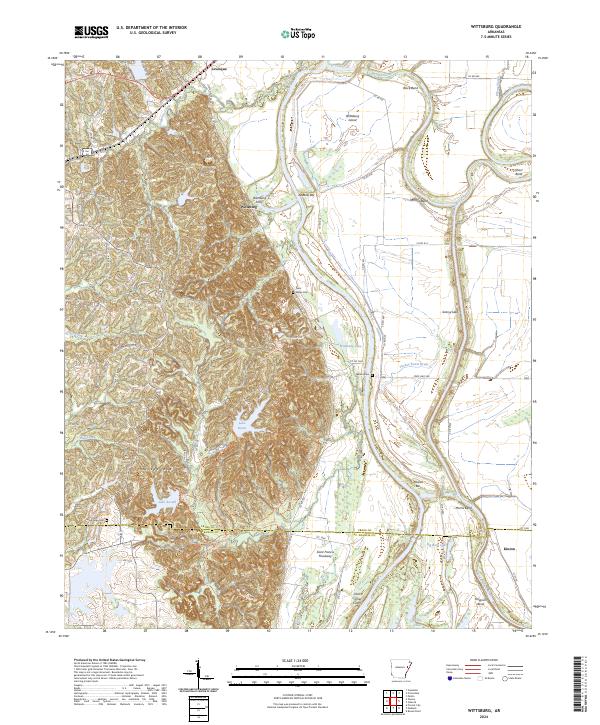 USGS Topographic Map – Wittsburg