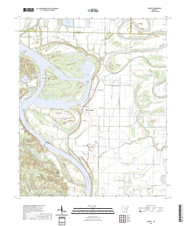USGS Topographic Map – Wright