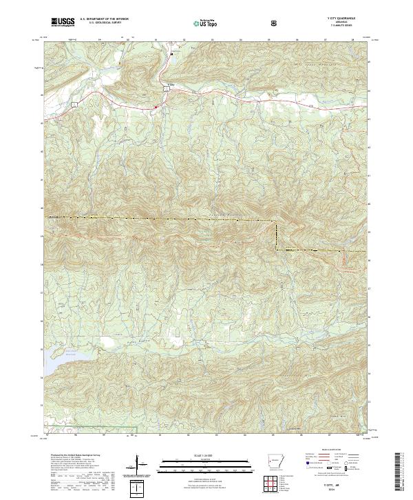 USGS Topographic Map – Y City