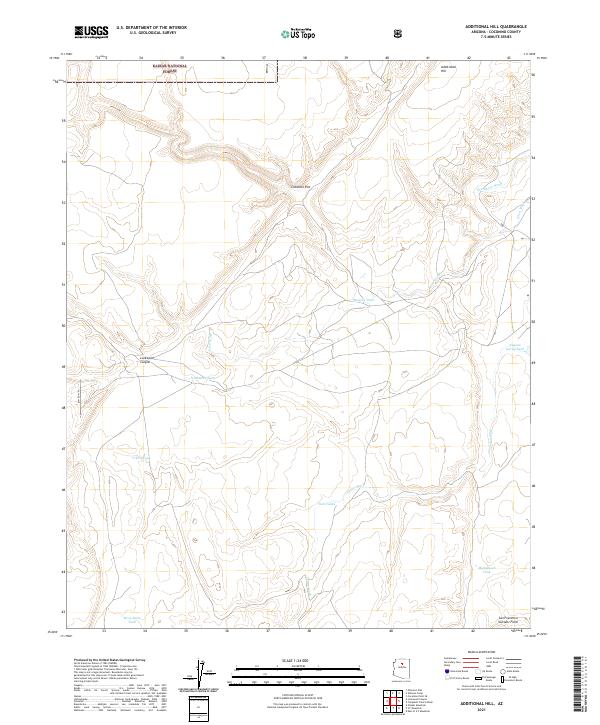 USGS Topographic Map – Additional Hill