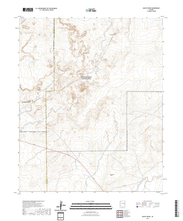 USGS Topographic Map – Agate House