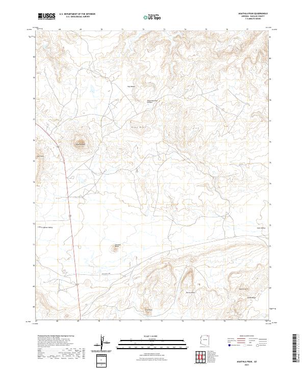 USGS Topographic Map – Agathla Peak