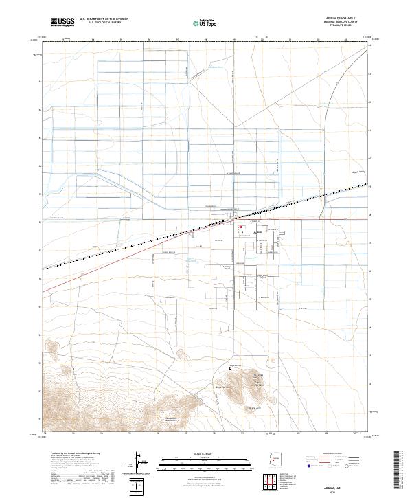 USGS Topographic Map – Aguila