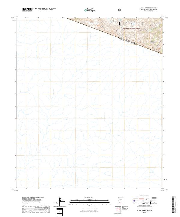 USGS Topographic Map – Alamo Spring