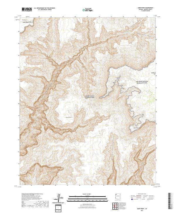 USGS Topographic Map – Amos Point