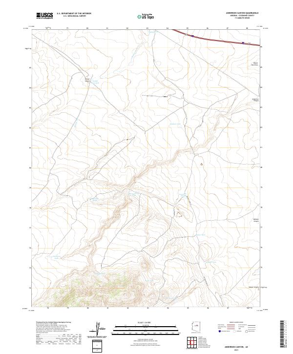 USGS Topographic Map – Anderson Canyon