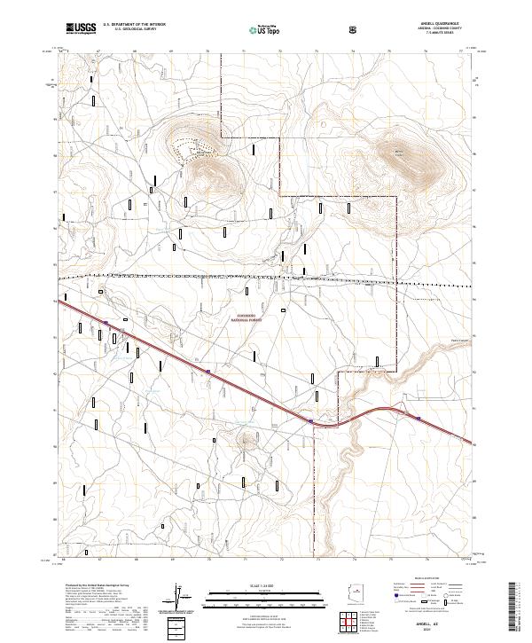 USGS Topographic Map – Angell
