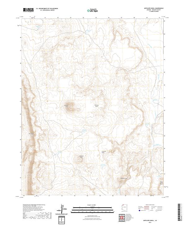 USGS Topographic Map – Antelope Knoll