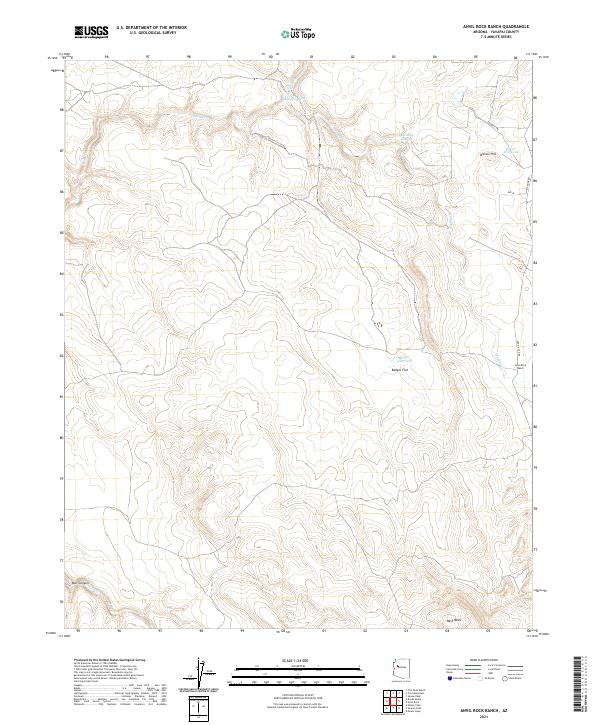 USGS Topographic Map – Anvil Rock Ranch