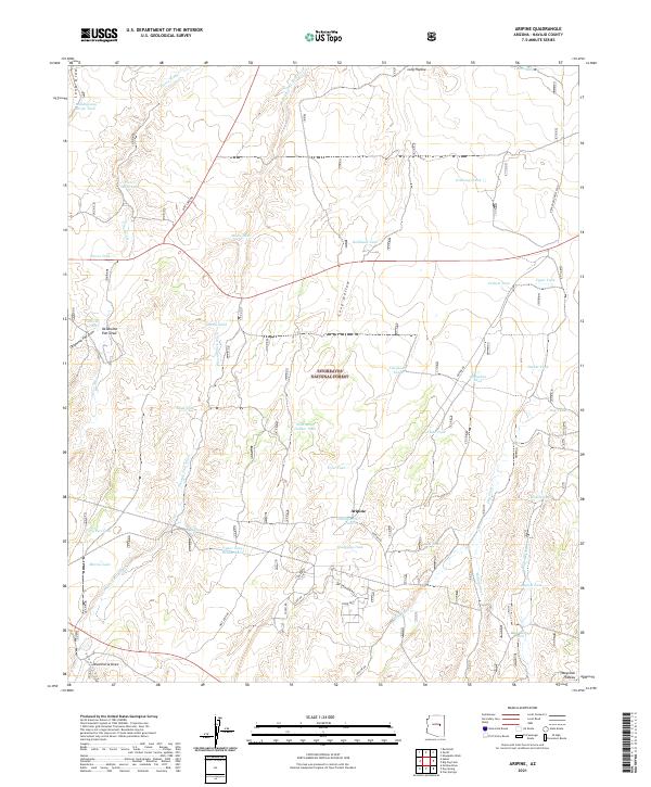 USGS Topographic Map – Aripine